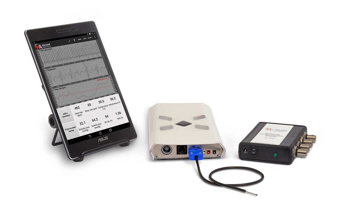 Harvard Apparatus (HA): inštrument za merjenje več fizioloških parametrov malih živali med kirurškimi posegi