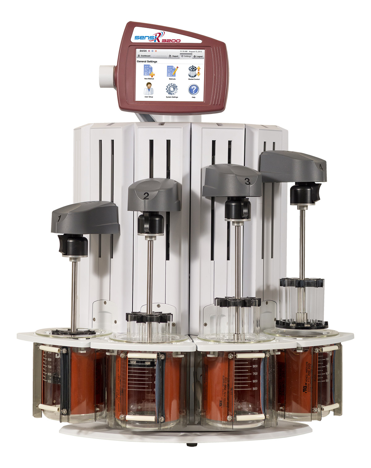 Distek: Aparatura za teste razpadnosti sensIR 3200 na štiri mesta