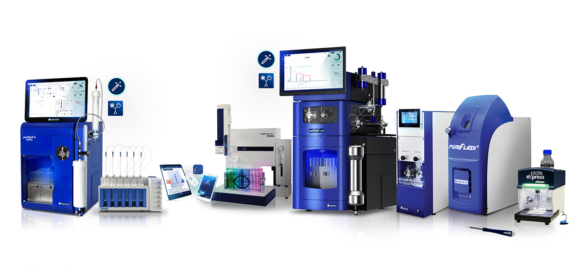 Advion Interchim Scientific: flash kromatografski sistemi, vzorčevalnik, MS detektor, čitalec TLC plošč, sušilnik vzorcev