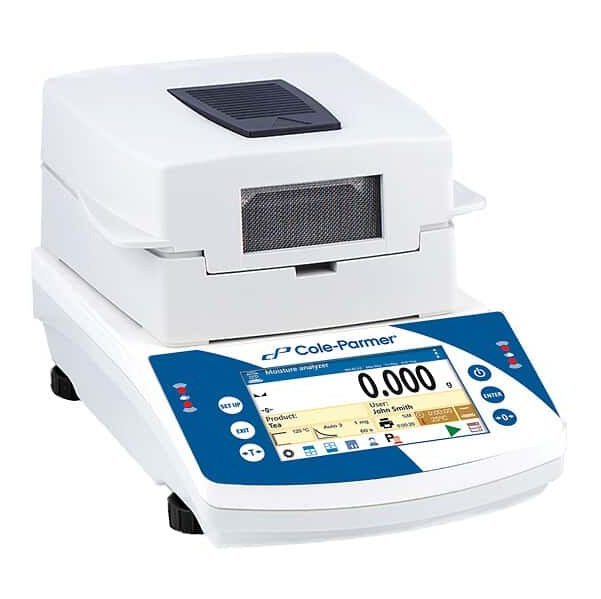 Cole-Parmer: namizna tehtnica z analizatorjem vlage in ekranom na dotik Cole-Parmer Symmetry MB-T